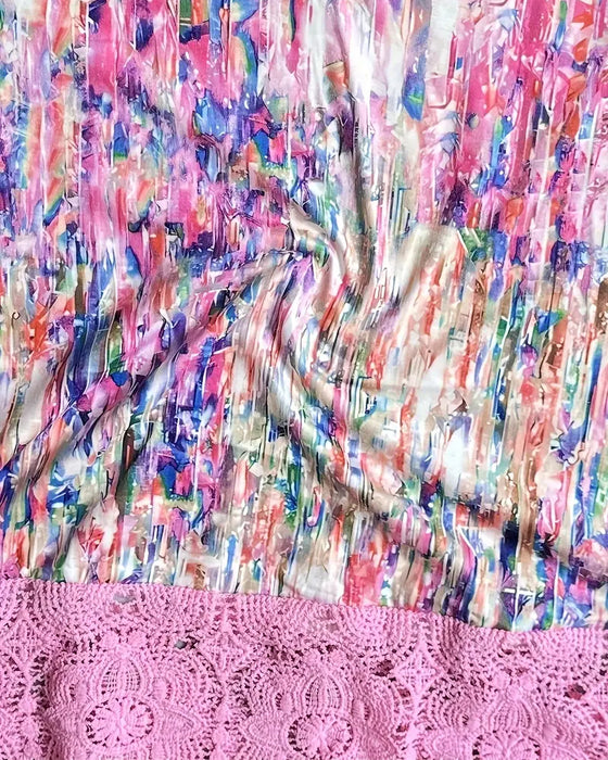 Blouse Kleurrijk Bedrukt Modieus Street