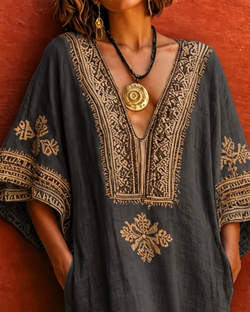 Jurk Bohemien Los Casual