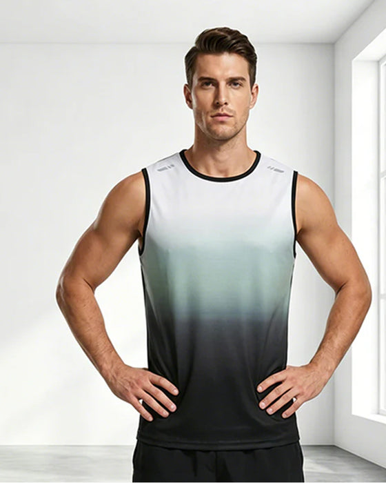 Heren Tanktop, Gradient, Ronde Hals