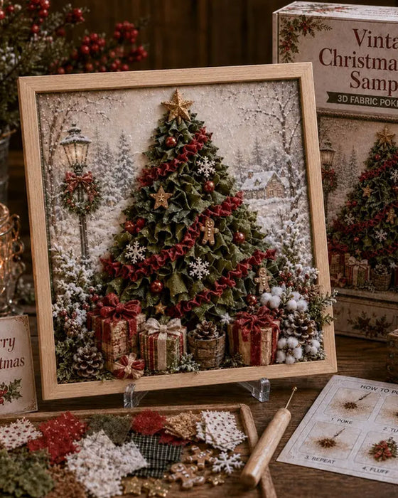 Kerst Naaldvilten Stof DIY Pakket
