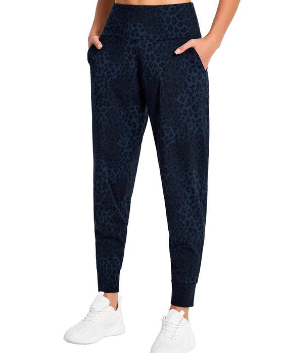 Broek Hoge Taille Zak Effen Lange