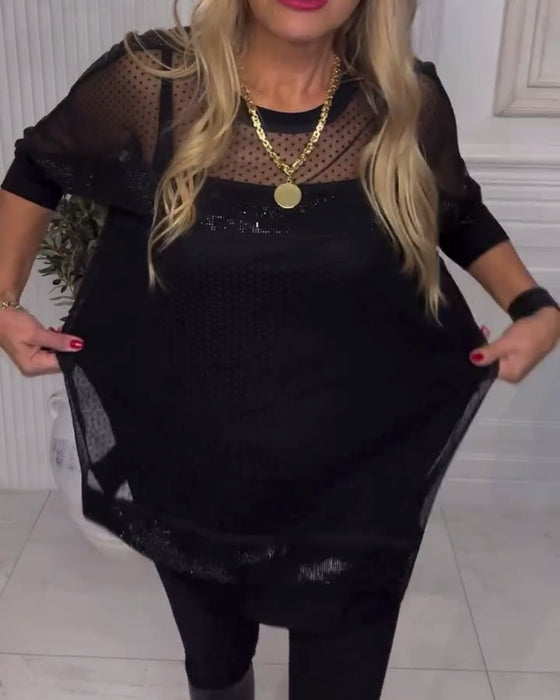 Blouse Gaas Lange Mouw