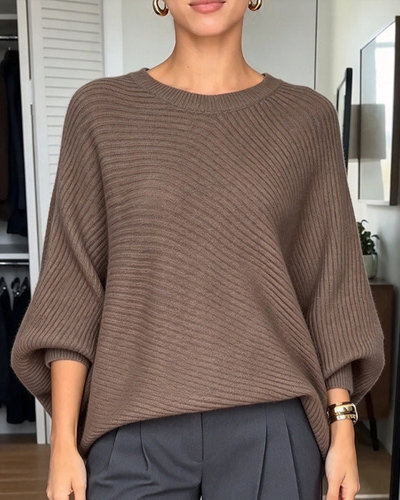 Pullover Stijlvol Vleermuismouw