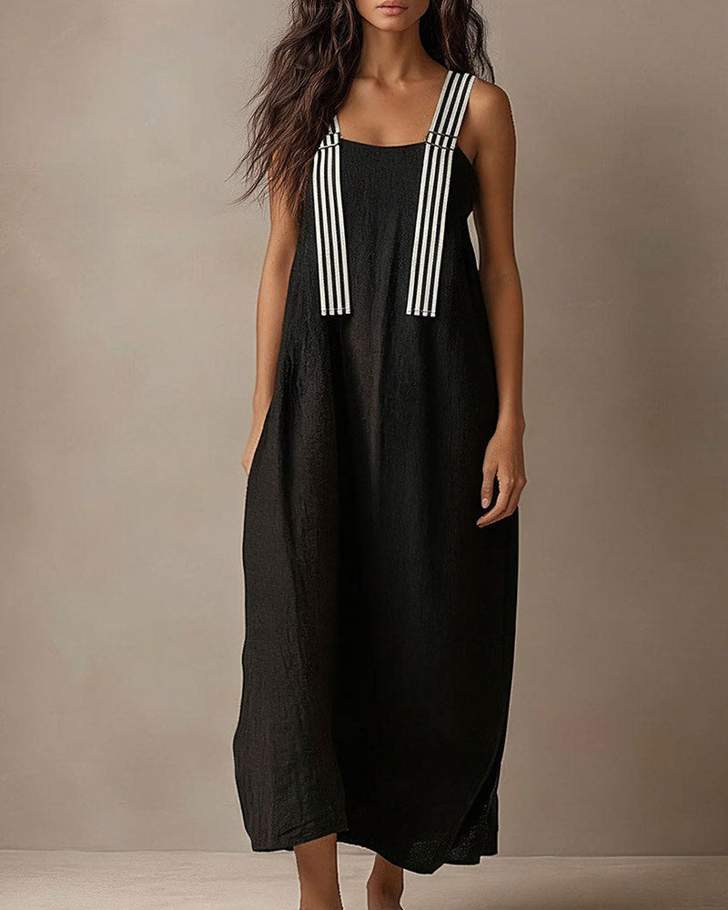 Jurk Gestreept Jarretel