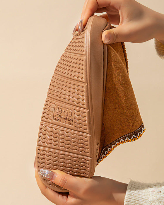 Antislip lichtgewicht warme katoenen pantoffels