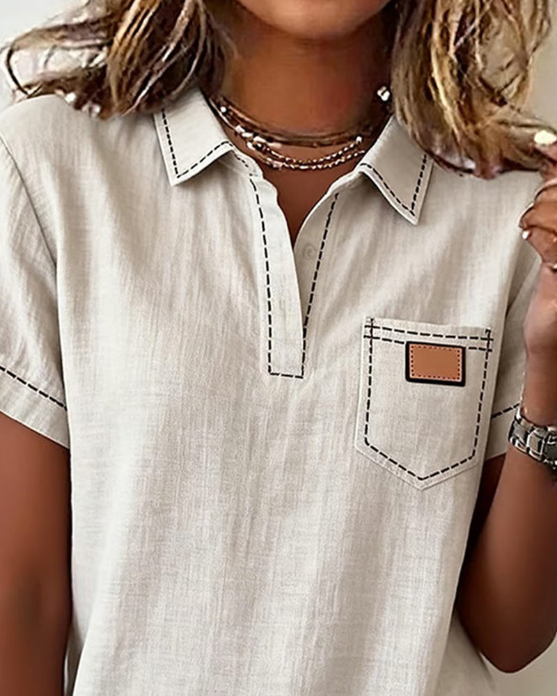 T-Shirt Mode Casual Veelzijdig