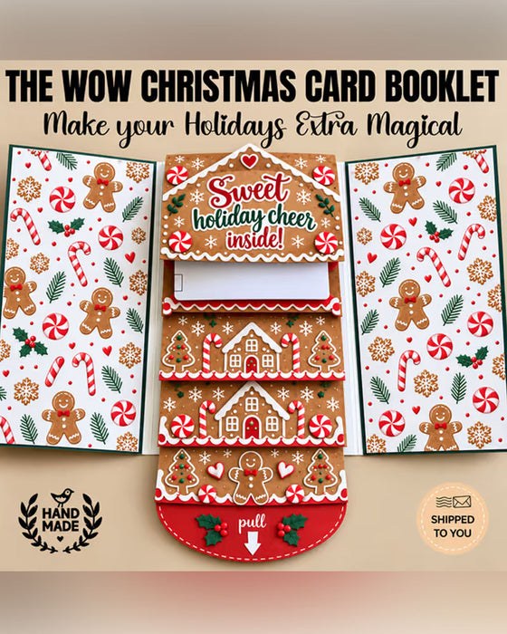 Boekje Waterval Kerstcadeaukaart
