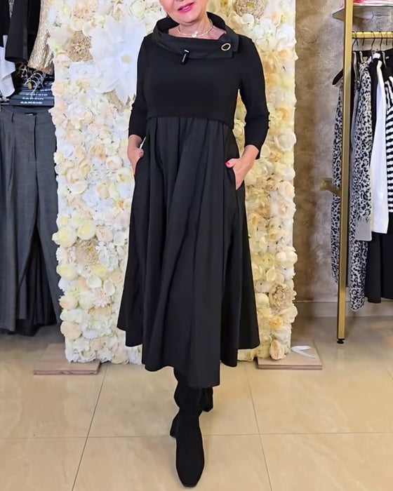 Jurk Fashionable Street Effen A-lijn