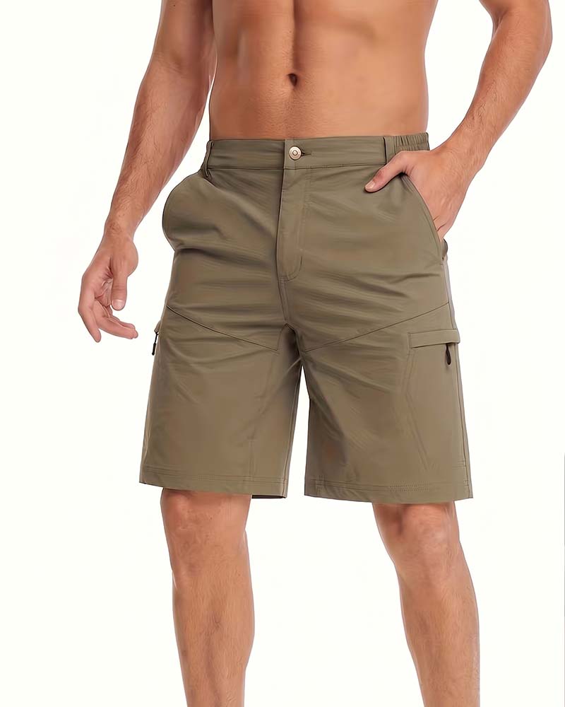 Heren Shorts Casual Effen Kleur