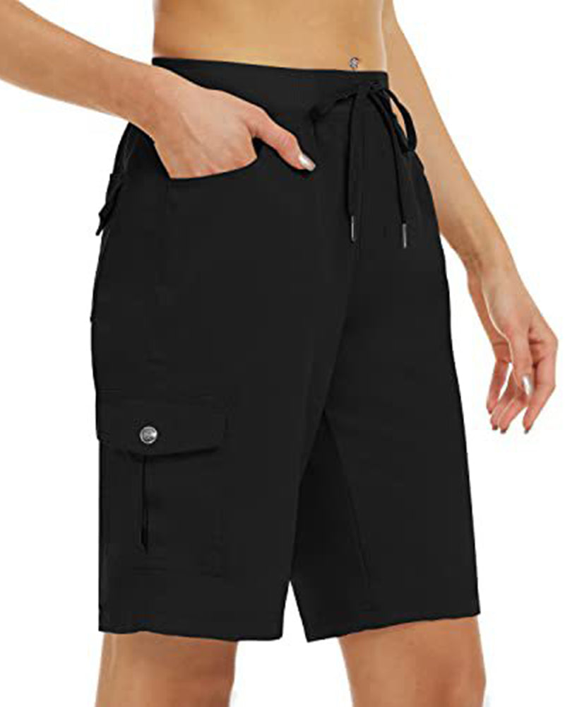 Dames Shorts Snel Drogende Cargoshorts Met Zakken