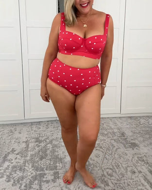Bikini Sexy Polkadot Tweedelig