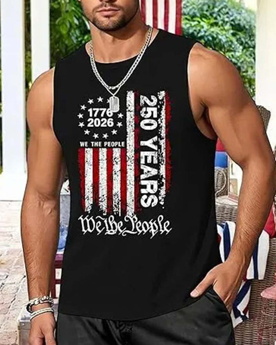 Heren Tanktop Casual Mouwloos