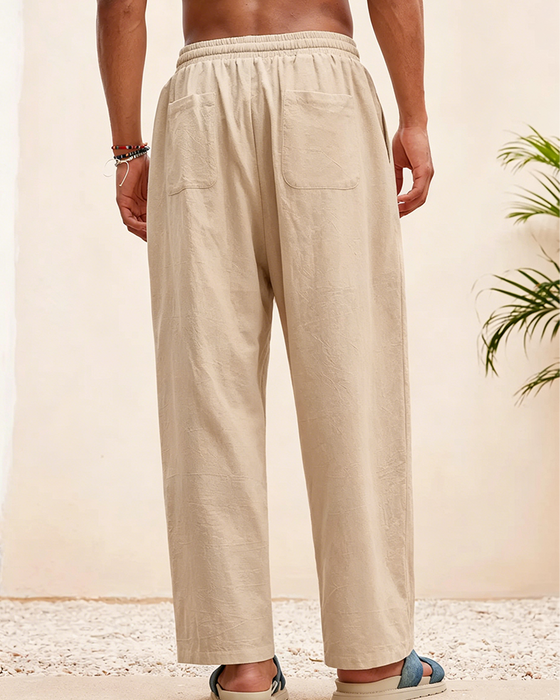 Broek Heren Casual Rechte Pijp