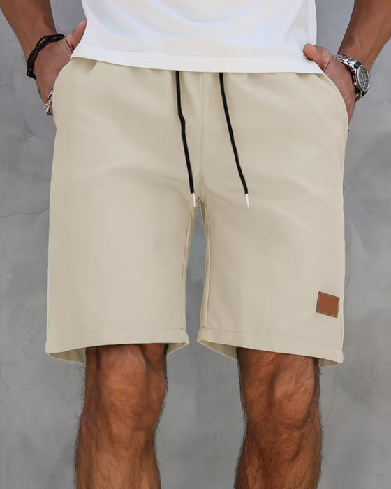 Shorts Leren Label Casual