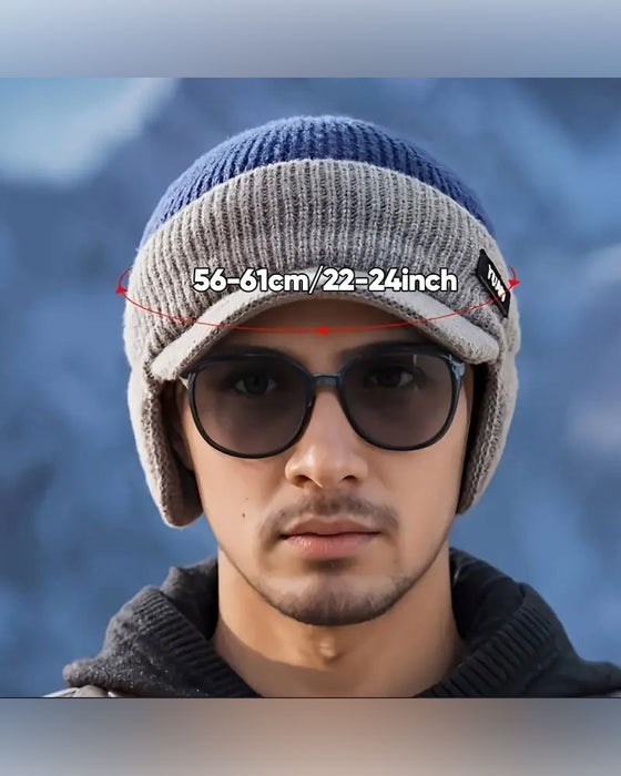 Winter Winddichte Thermische Muts Met Klep