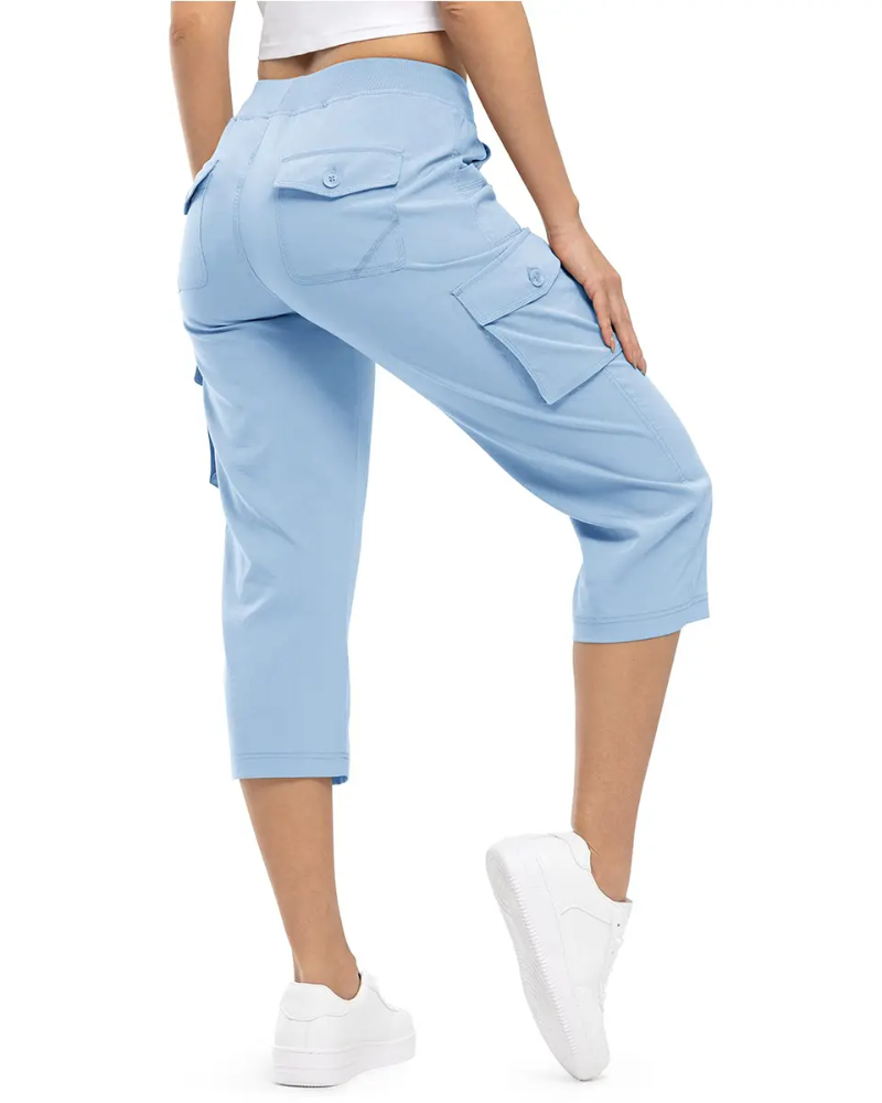 Broek Casual Cropped Multi-Zak Wandelen