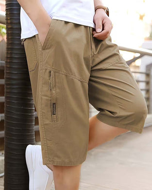 Heren Shorts Rechte Pijp Casual