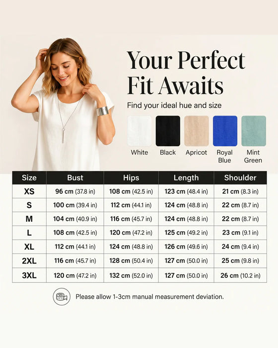 Jurk Midi Lengte Split Los