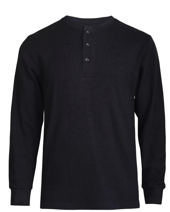 Overhemd Ronde Hals Henley Lange Mouw