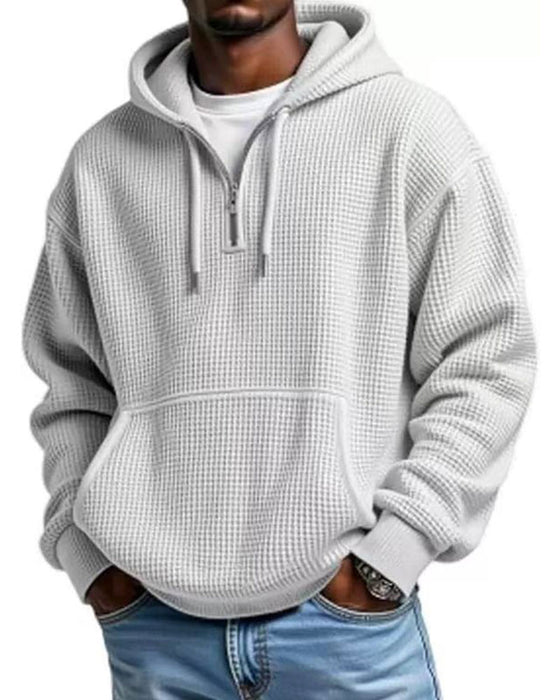 Hoodie Heren Effen Rits Pullover