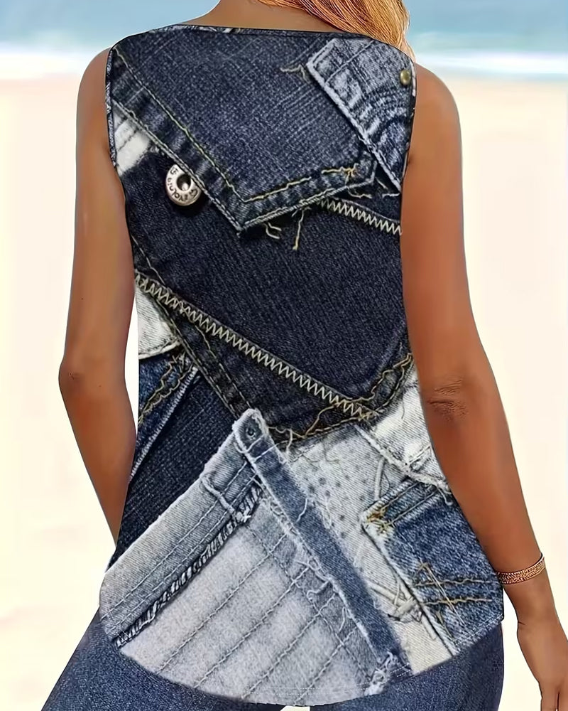 Tanktop Vintage Print