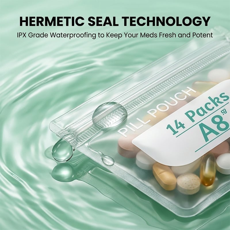 Premium waterbestendige PU reispillendoos set