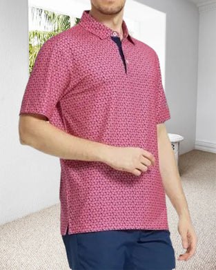 Shirt Heren Rever Bloemig