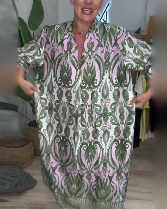 Jurk Pofmouw Paisley