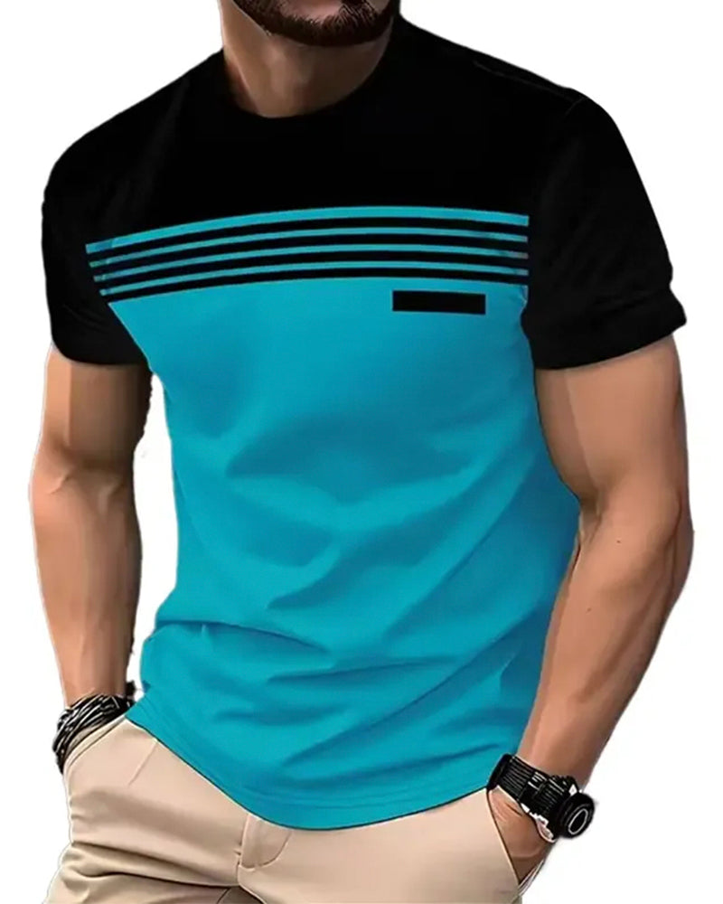 Heren T-Shirt Ademend Snel Drogend Korte Mouw