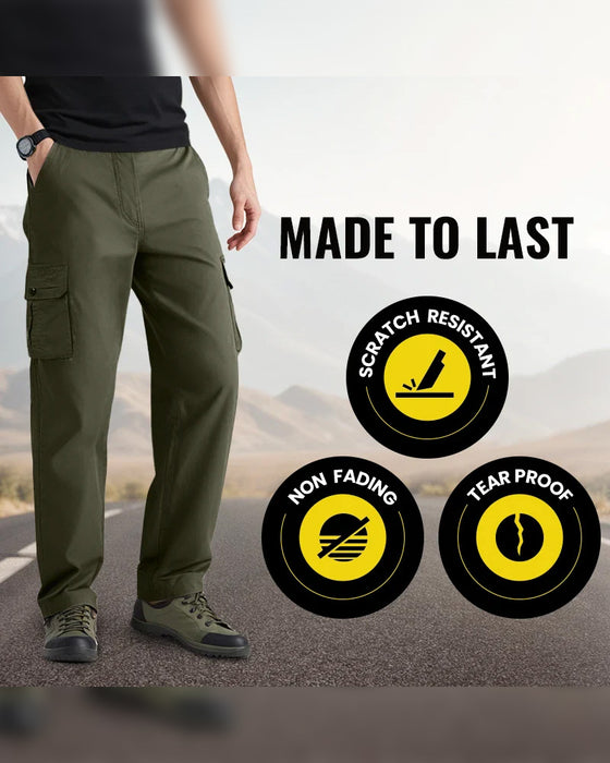 Heren Broek Casual Duurzaam Cargo