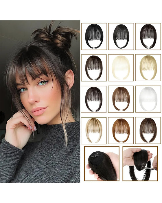 Luchtige Pony Clip-In Haarextensies
