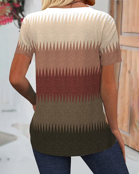 T-Shirt Stijlvol Comfortabel Bedrukt