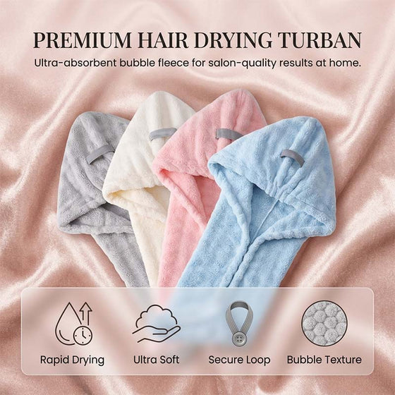 Ultra-Absorberende Sneldrogende Haarturban