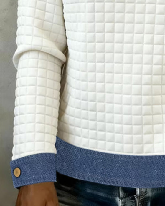 Trui Kleurvlak Patchwork Modieus Rever