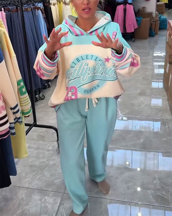 Set Comfortabel Kleur Blok Sport