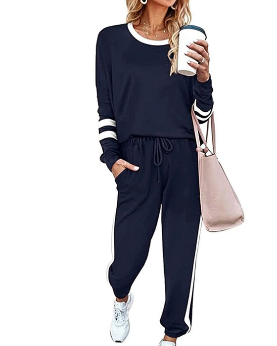 Set Ronde Hals Lange Mouw Top Joggingbroek