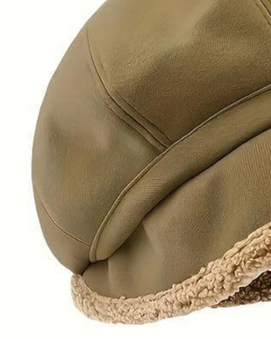 Hoed Dames Effen Pluche Vissershoed Warm