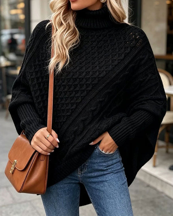Trui Onregelmatig Effen Pullover