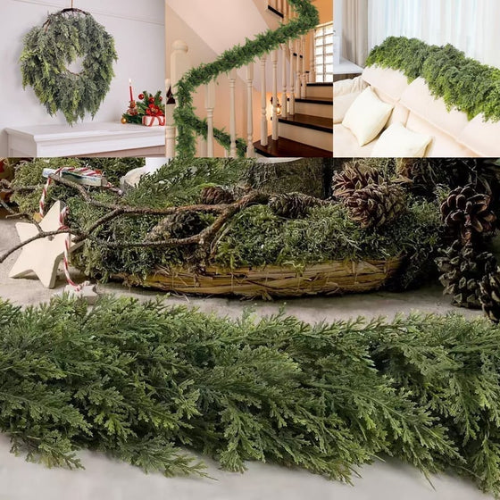 Rotan Kunstmatige Plant Kerst