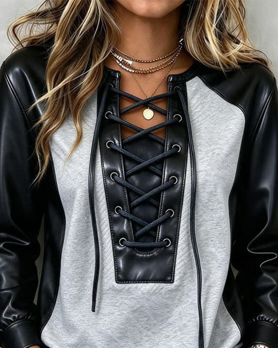 Sweatshirt Mode Gesplitst Riem