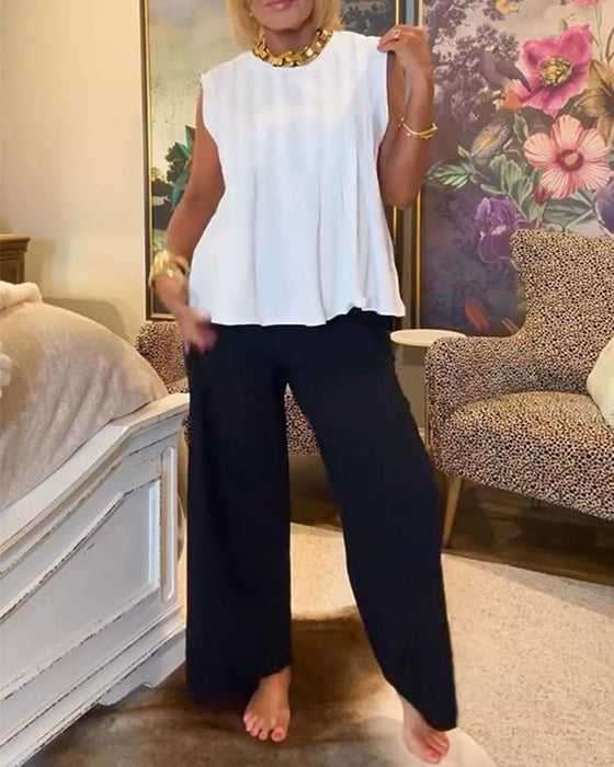 Veelzijdige Camisole met Elegante Rimpels