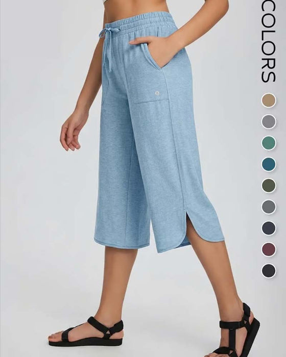 👖 Capris Dames Wijd Pijp Yoga