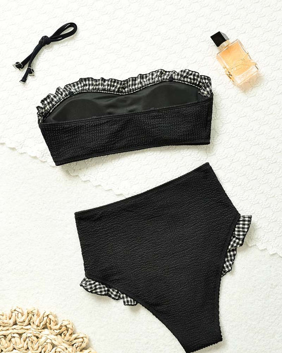 Bikini Ruit Ruffle Strapless