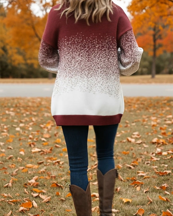 Trui Cowl Hals Verloop Patroon