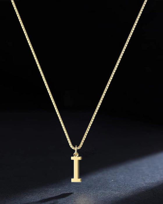 Modieuze en prachtige ketting met 26 Engelse alfabetten