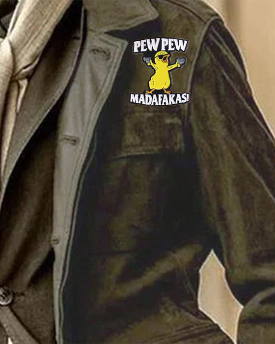 Broche Met Letter & Cartoon Eend Ontwerp