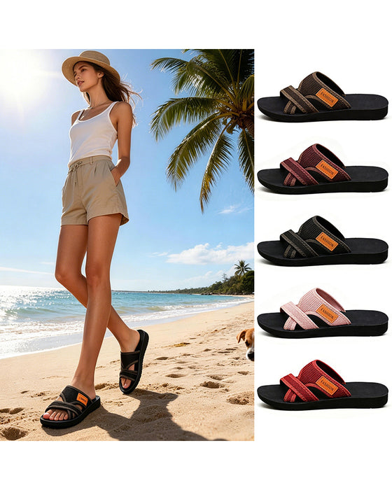 Sandalen Minimalistisch Mesh Instap Mode Glijden