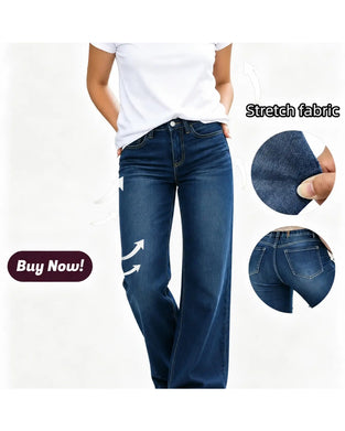 Jeans Casual Stretch Rechte Pijp