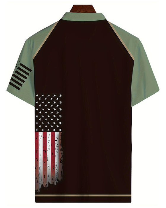 Heren T-shirt Met Kraag, Korte Mouwen