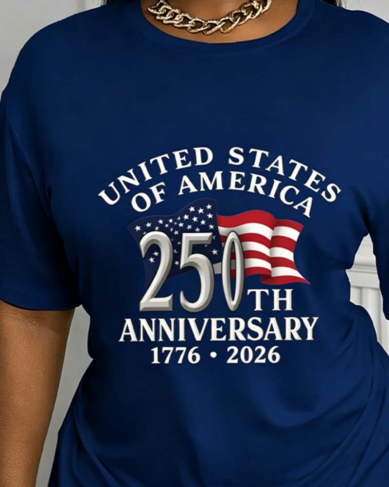 T-Shirt Herinnering Bedrukt Korte Mouw